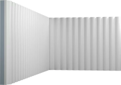 LISTELLATO IN POLIMERI BIANCO SERIE JC1052