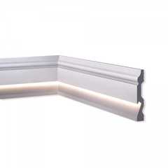 BATTISCOPA IN POLIMERO CON ALLOGGIO LED SERIE JX