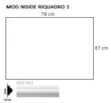 RIQUADRO 1 BOISERIE CREATIVE NISIDE CONFEZIONE