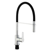 RUBINETTO MISCELATORE MONOCOMANDO CROMATO PER LAVELLO CON DOCCETTA SGANCIABILE