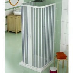 BOX DOCCIA ANGOLARE IN PVC MODELLO ARIETE H.185