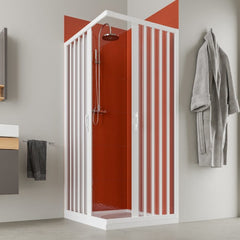 BOX DOCCIA ANGOLARE IN PVC MODELLO COLIBRI KAPPA PLUS H.188