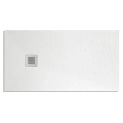 PIATTO DOCCIA RETTANGOLARE IN MARMORESINA BIANCO MODELLO STONE FREE H2,8