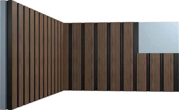 LISTELLATO IN POLIMERI BLACK & WOOD