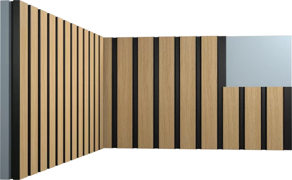 LISTELLATO IN POLIMERI BLACK & WOOD