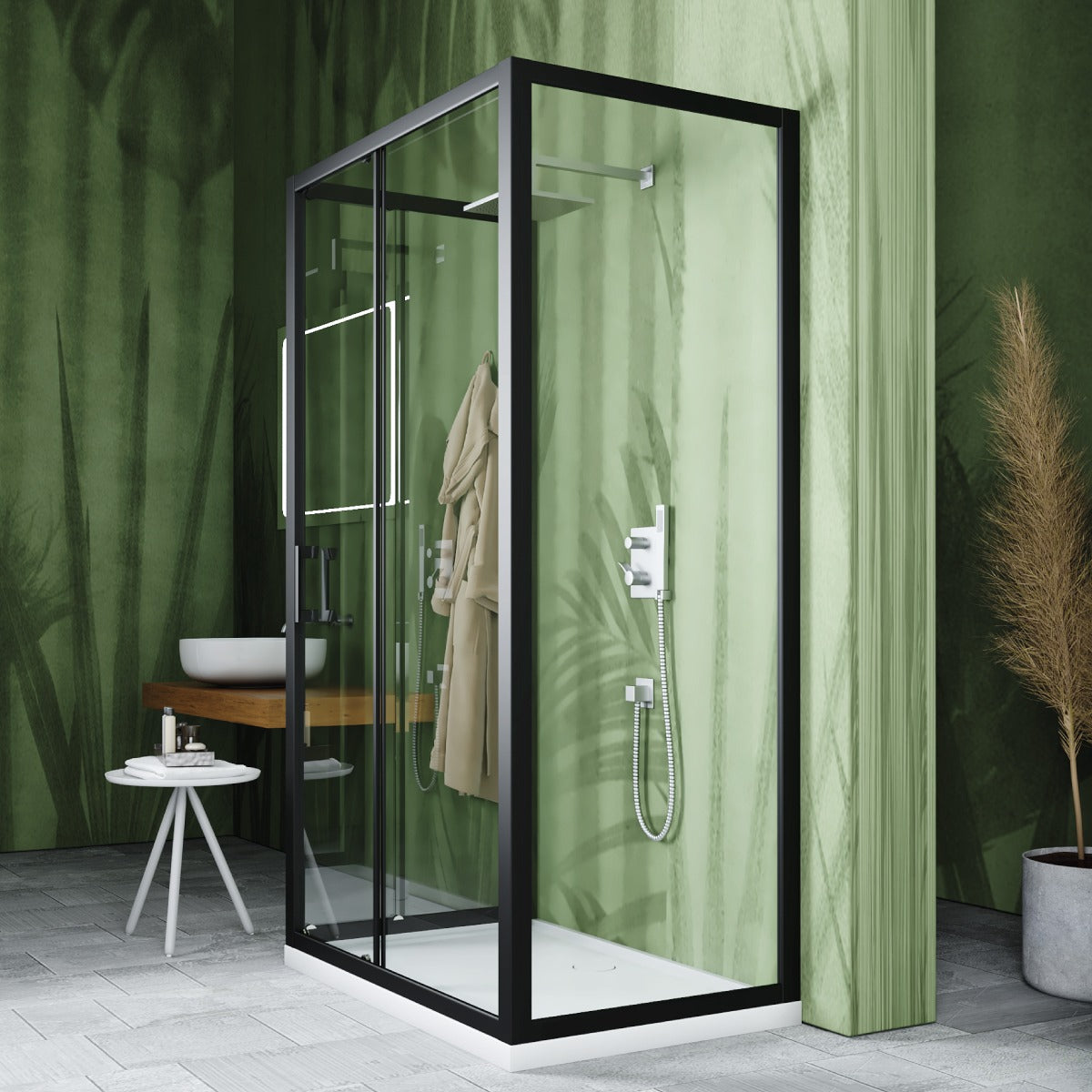 LATO FISSO IN VETRO TEMPERATO 6MM MODELLO COPERNICO